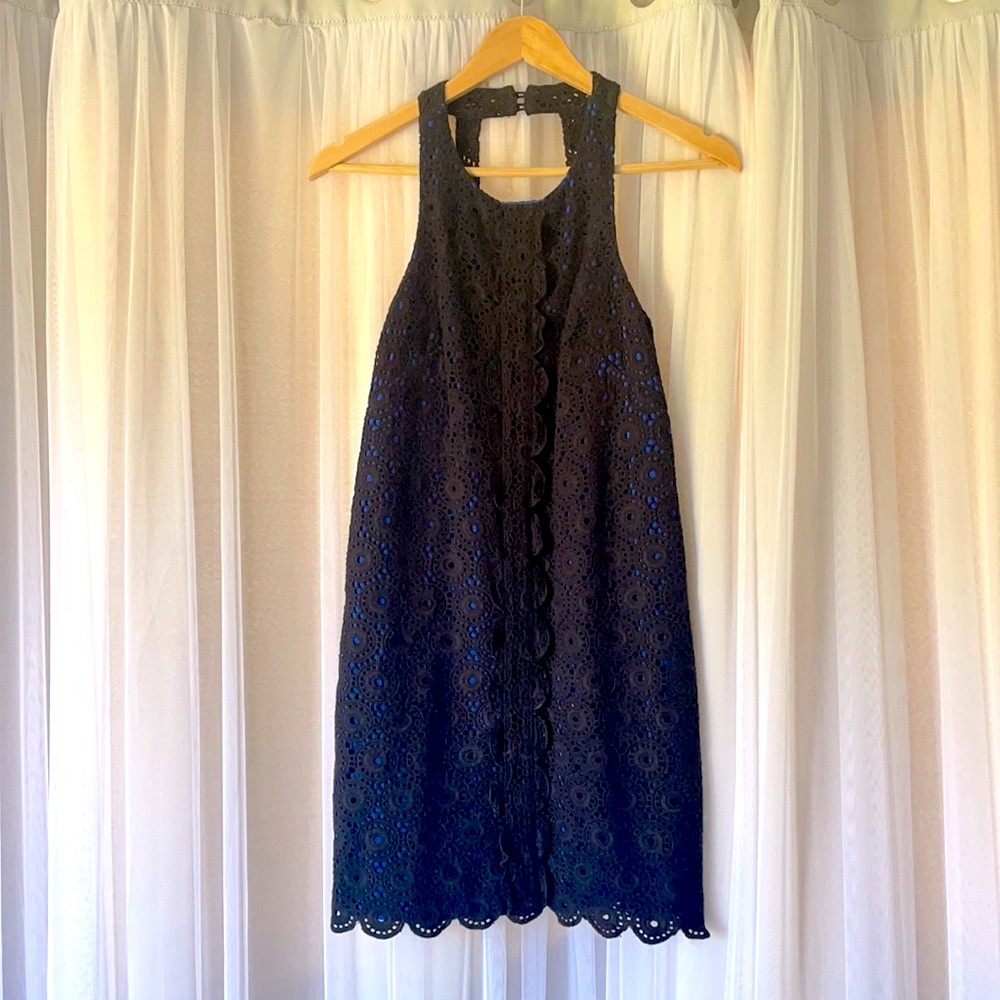 Tori Richard - Black and Blue Dress - 00
